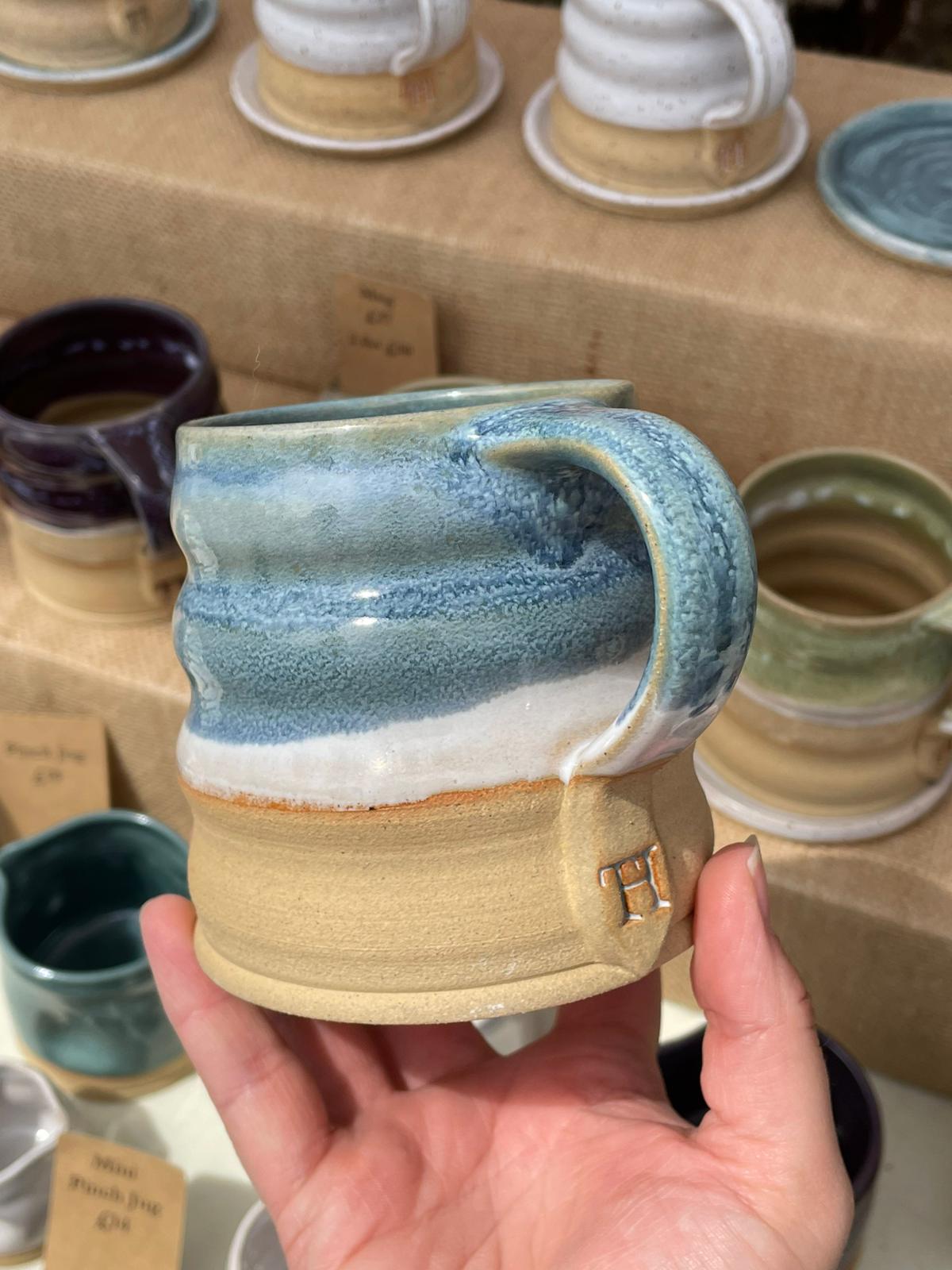 Ripple Mug - Soft Ocean