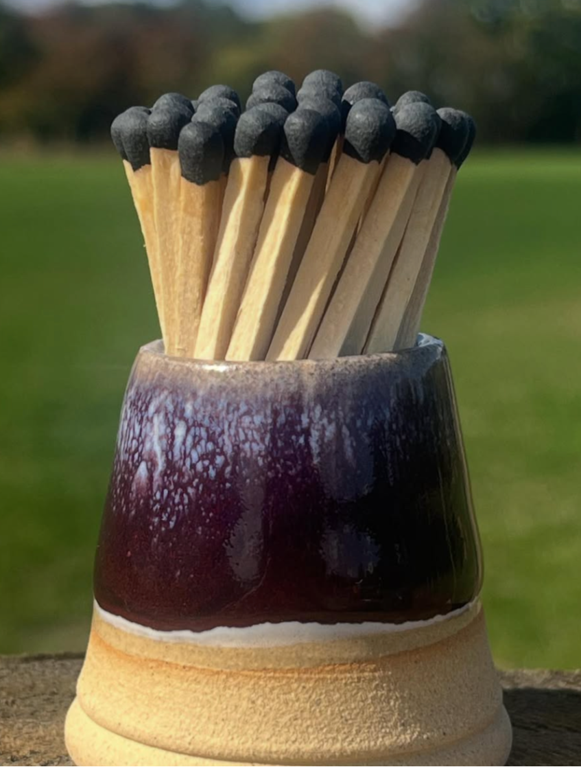 Match Pot Striker with Matches - Blackberry
