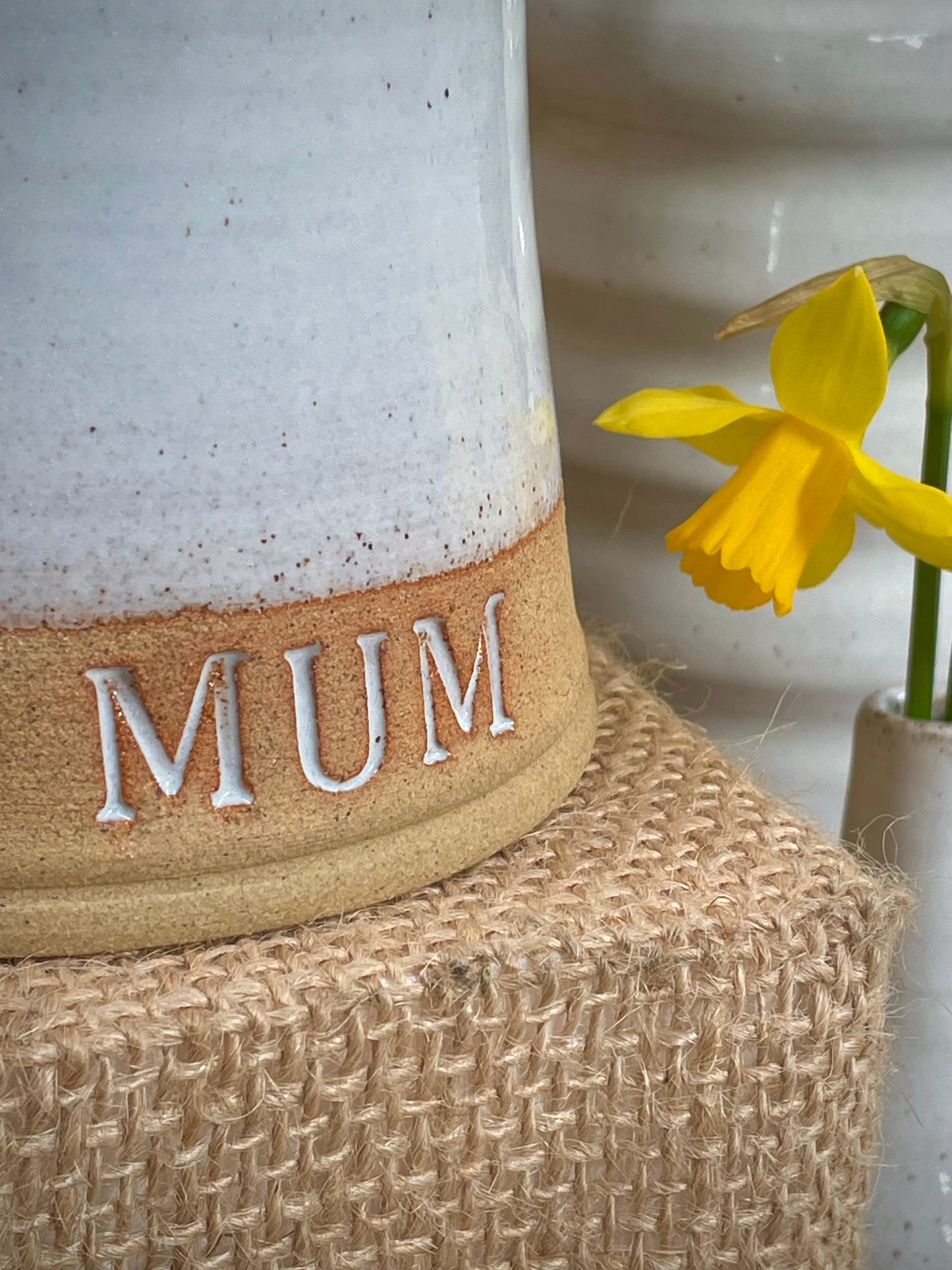 TH Pottery Custom Mug for 'Mum'