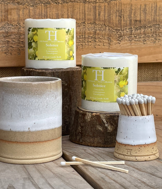 Candle Pot and Solstice Candle Refill
